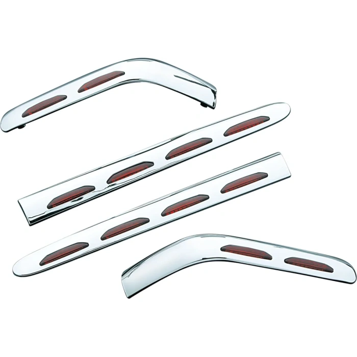 BBP Custom LIGHTED SADDLEBAG MOLDING RED LED 20400148 jpg