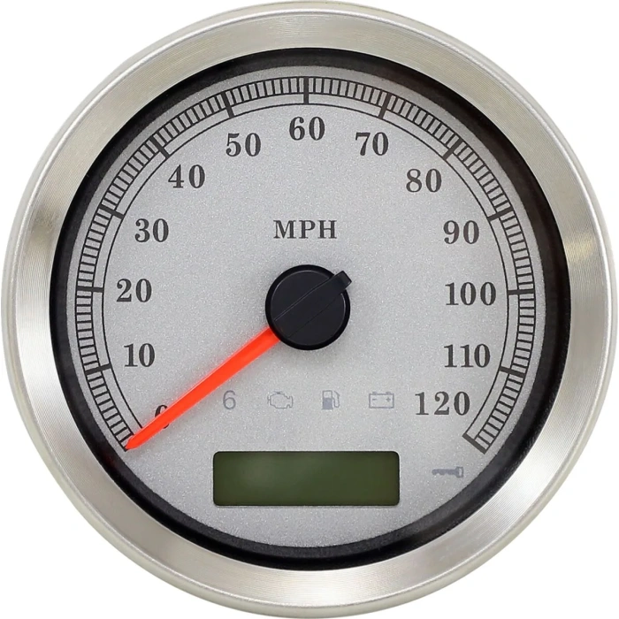 BBP Custom SPEEDOMETER SLVR MPH XL 22100459 jpg