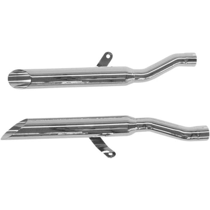 BBP Custom MUFFLER SLIP-ON WITH SLASH CUT TIP CHROME BLV3163TSSC jpg