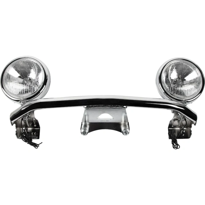 BBP Custom STEEL LIGHTBAR AND SPOTLIGHTS CHROME BLV40151 jpg