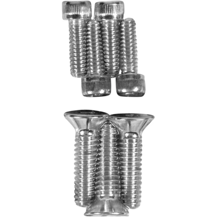 BBP Custom CHROME SOCKET-HEAD S&S SUPER B AIRCLEANER/CARB BOLT KIT KNURLED DS190795 jpg