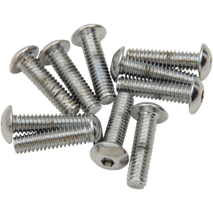 BBP Custom BUTTON-HEAD BOLT 8-32X0.5 CHROME DS190822 jpg