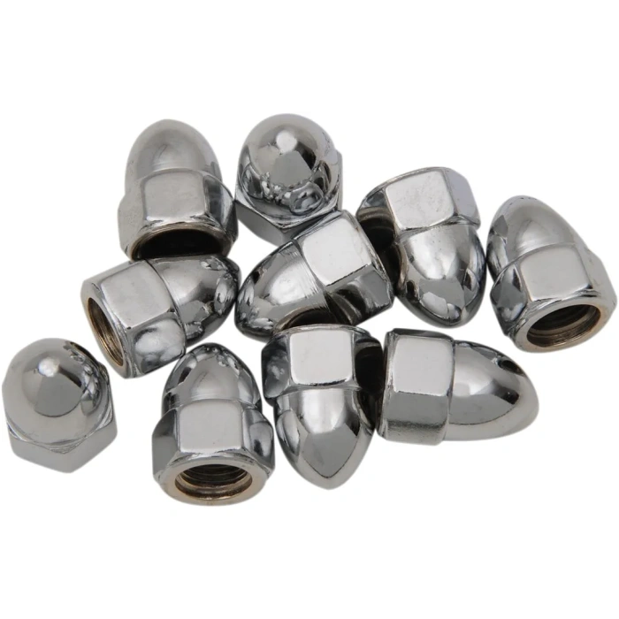 BBP Custom ACORN NUT 3/8-24 CHROME DS190858 jpg