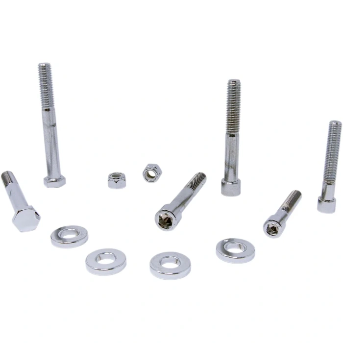 BBP Custom CHROME SOCKET-HEAD MOTOR MOUNT BOLT KIT KNURLED DS190880 jpg