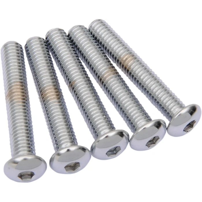 BBP Custom BUTTON-HEAD BOLT 3/8-16X2 CHROME DS192330 jpg