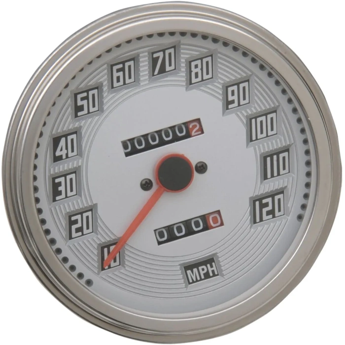 BBP Custom FL SPEEDOMETER 2240:60 BILLET-LOOK FACE HD SOFTAIL 84-90 DS243832 jpg