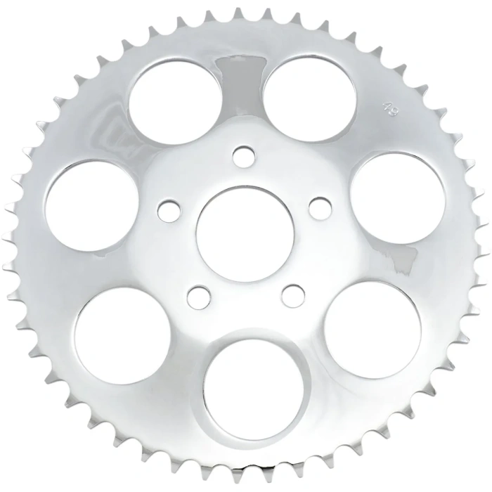 BBP Custom REAR CHAIN SPROCKET DISHED 49T STEEL/CHROME DS325356 jpg