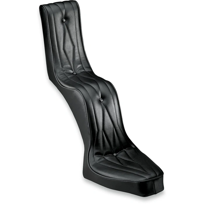 BBP Custom SEAT QUEEN REAR 2-UP VINYL BLACK DS907200 jpg