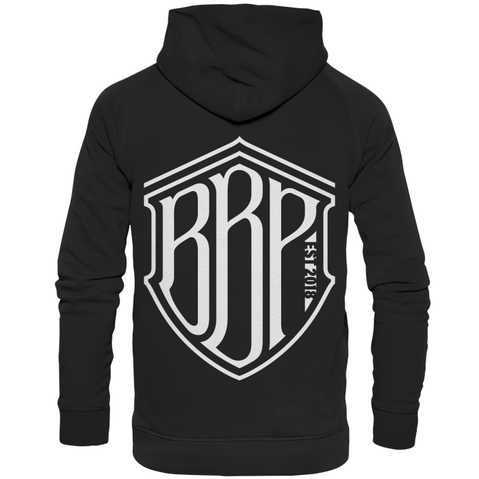 BBP Custom BBP Hoodie in Black mit Logo auf Brust und Rücken - Basic Unisex Hoodie back basic unisex hoodie 272727