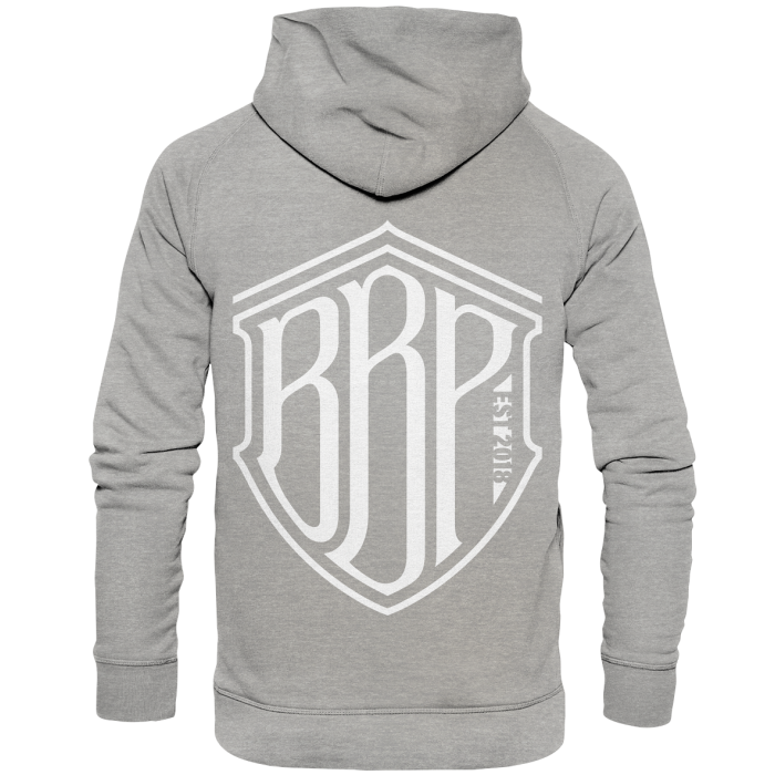 BBP Custom BBP Hoodie in Black mit Logo auf Brust und Rücken - Basic Unisex Hoodie back basic unisex hoodie b6b7b7 1116x 1