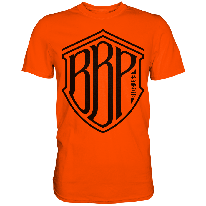 BBP Custom BBP Logo T-Shirt - Premium Shirt front premium shirt ff4b00 1116x 5