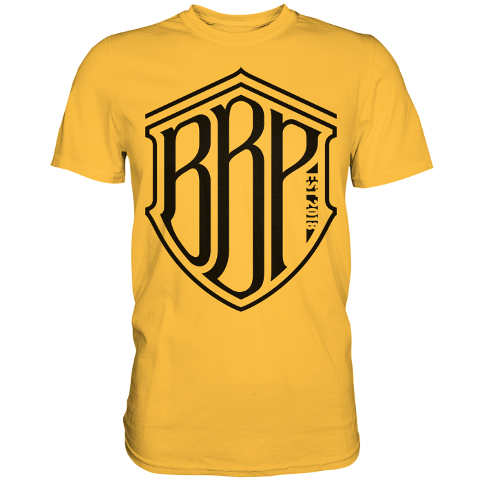 BBP Custom BBP Logo T-Shirt - Premium Shirt front premium shirt ffc145 1116x 3