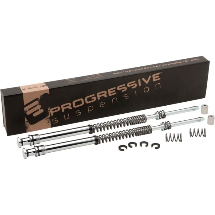 BBP Custom PROGRESSIVE SUSPENSION MONOTUBE FORK LOWERING KIT 04140388 jpg