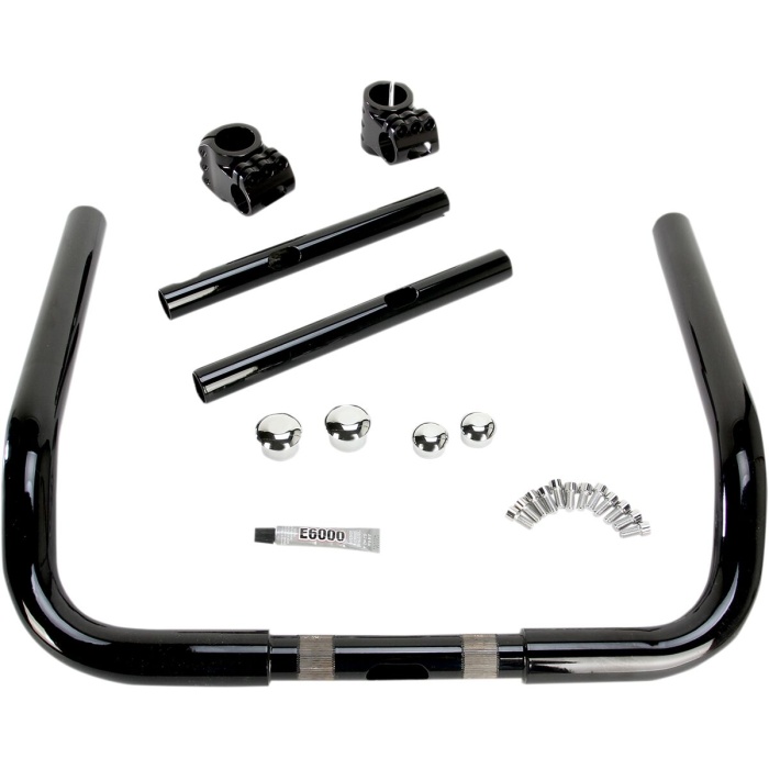 BBP Custom HANDLEBAR KLIP HANGER 14" BLACK 06012998 jpg