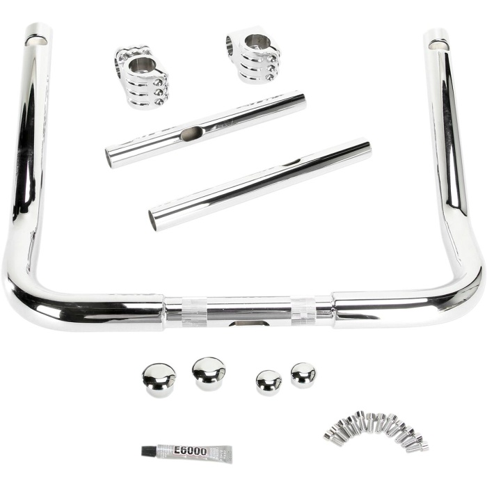 BBP Custom HANDLEBAR KLIP HANGER 14" CHROME 06013000 jpg