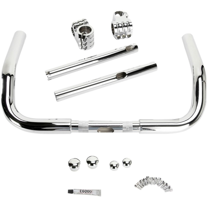 BBP Custom HANDLEBAR KLIP HANGER 10" CHROME 06013003 jpg