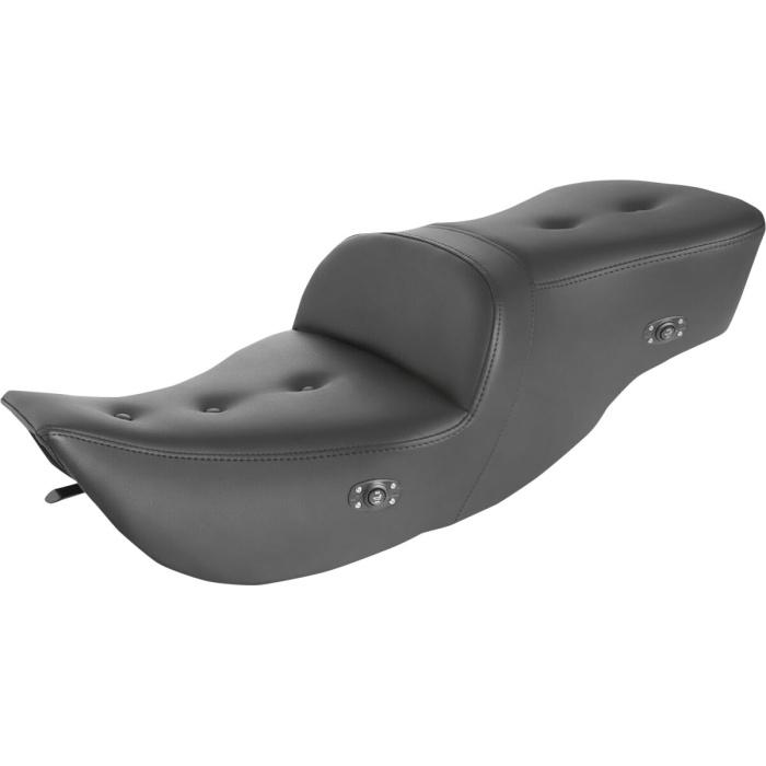 BBP Custom 2-UP HEATED SEAT ROAD SOFA PT HEATED FRONT|REAR VINYL|SADDLEGEL™ BLACK 08010964 jpg