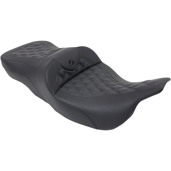 BBP Custom 2-UP HEATED SEAT ROAD SOFA LS HEATED FRONT|REAR SADDLEGEL™ BLACK 08010970 jpg