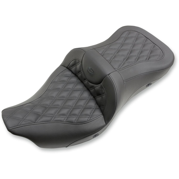 BBP Custom 2-UP HEATED SEAT ROAD SOFA LS HEATED FRONT|REAR LEATHER|SADDLEGEL™ BLACK 08011042 jpg