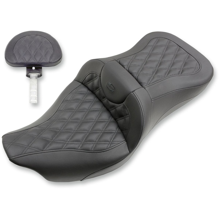 BBP Custom 2-UP SEAT ROAD SOFA LS FRONT|REAR LEATHER|SADDLEGEL™ BLACK 08011043 jpg