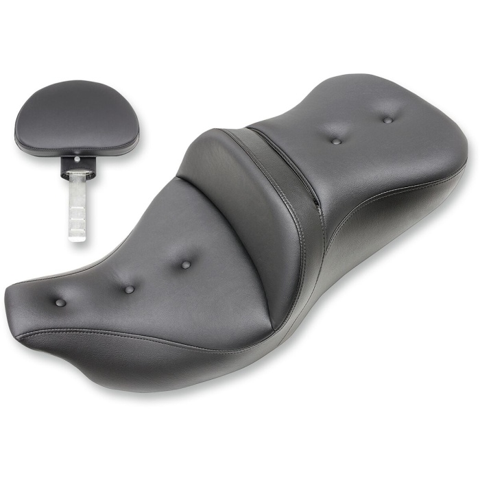 BBP Custom 2-UP SEAT ROAD SOFA PT FRONT|REAR VINYL|SADDLEGEL™ BLACK 08011047 jpg