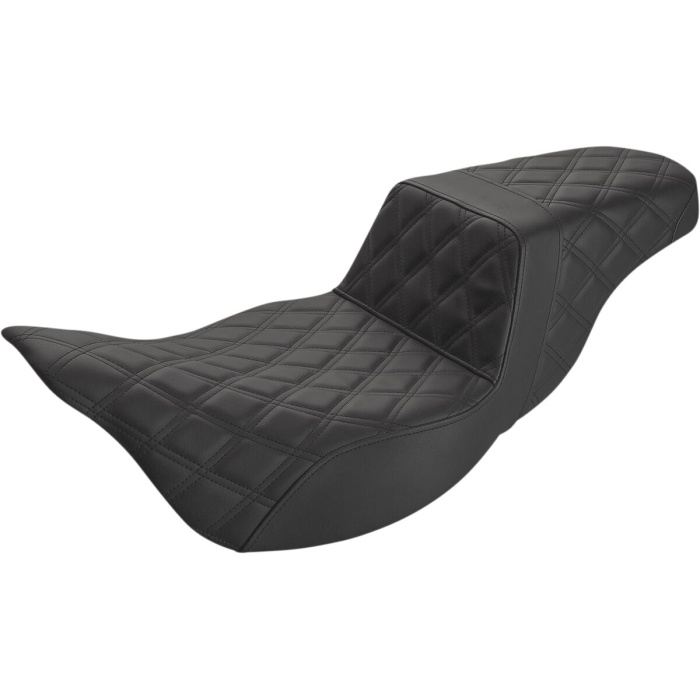 BBP Custom Step Up Seat - Lattice Stitched - FLH 08011289 jpg