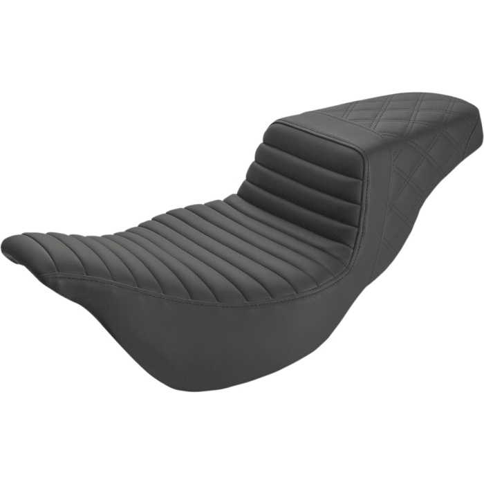 BBP Custom Step Up Seat - Tuck and Roll/Lattice Stitched - FLH 08011291 jpg