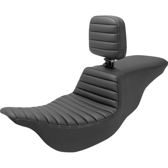 BBP Custom Tour Step Up Seat - Rider Backrest - Tuck-n-Roll - FL '08-'22 08011463 jpg