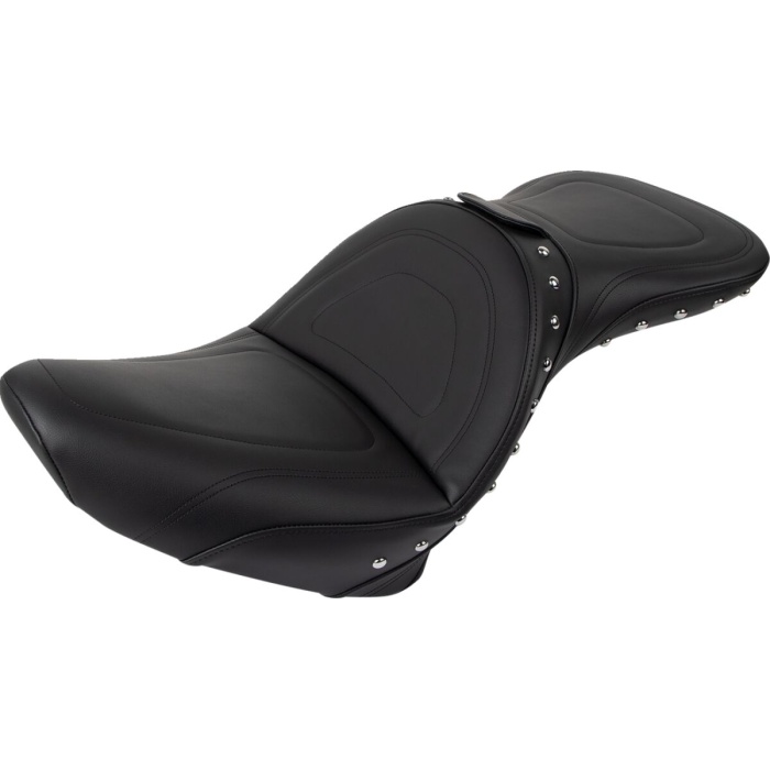 BBP Custom EXPLORER SPECIAL SEAT WITH DRIVER BACKREST HARLEY DAVIDSON 08020212 jpg