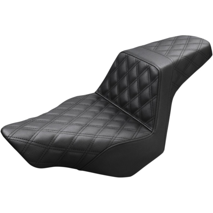 BBP Custom SEAT STEP-UP LATTICE/SMOOTH BLACK 08020982 jpg