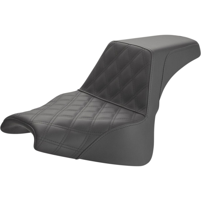 BBP Custom LATTRICE STITCH (LS) STEP UP GEL SEAT DIAMOND BLACK 08020994 jpg