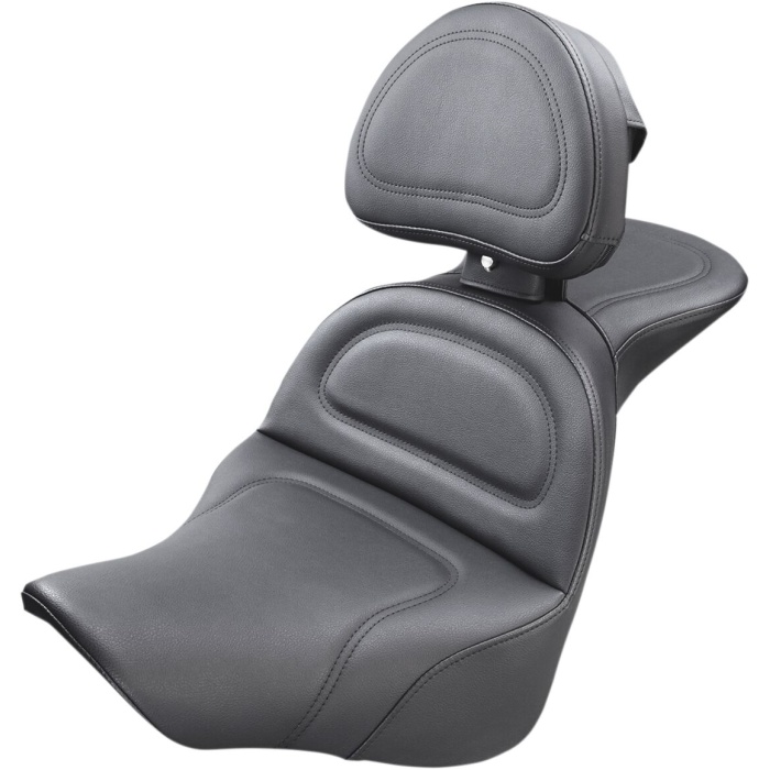 BBP Custom SEAT EXPLORER W/BACKREST BLACK 08021029 jpg