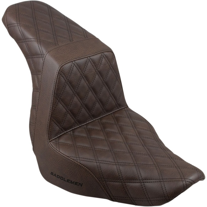 BBP Custom SEAT STEP UP LS FRONT W/PASSENGER LATTICE BROWN 08021041 jpg