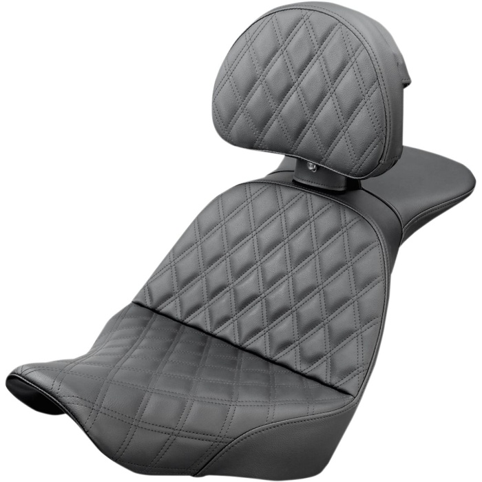 BBP Custom SEAT EXPLORER LS TWO-UP LATTICE W/BACKREST BLACK 08021048 jpg