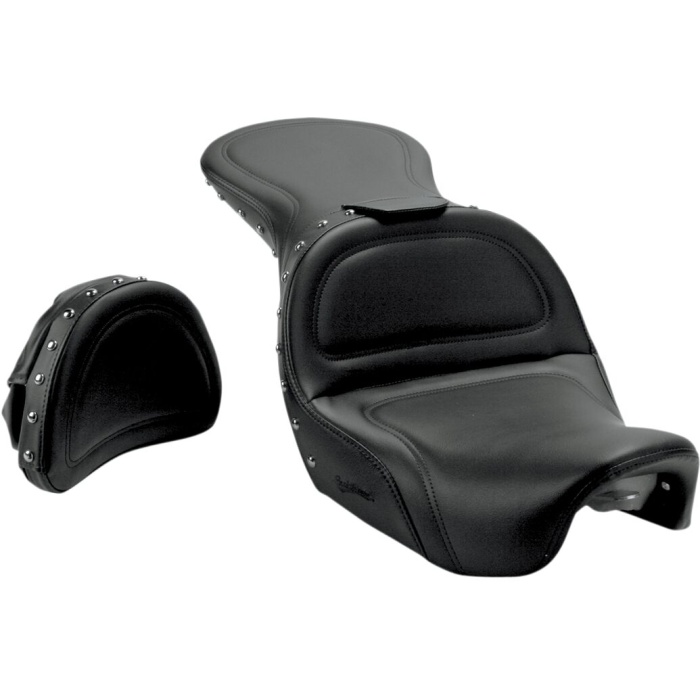 BBP Custom EXPLORER SPECIAL SEAT WITH DRIVER BACKREST HARLEY DAVIDSON 08030215 jpg