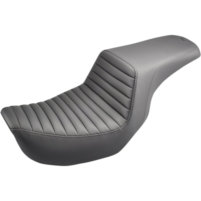 BBP Custom 2-UP SEAT STEP UP FRONT|REAR SADDLEHYDE™|SADDLEGEL™ BLACK 08030527 jpg