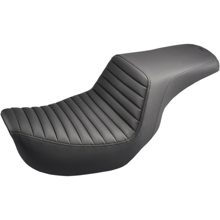 BBP Custom 2-UP SEAT STEP UP FRONT|REAR SADDLEHYDE™|SADDLEGEL™ BLACK 08030529 jpg