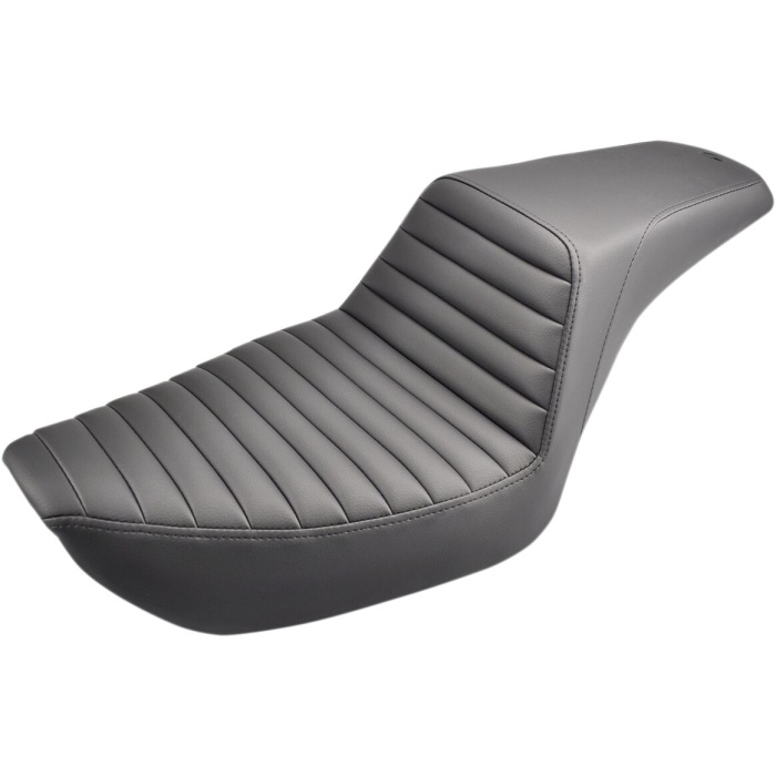 BBP Custom 2-UP SEAT STEP UP FRONT|REAR SADDLEHYDE™|SADDLEGEL™ BLACK 08030531 jpg