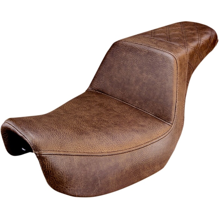 BBP Custom 2-UP SEAT STEP UP FRONT|REAR SADDLEHYDE™ BROWN 08030569 jpg