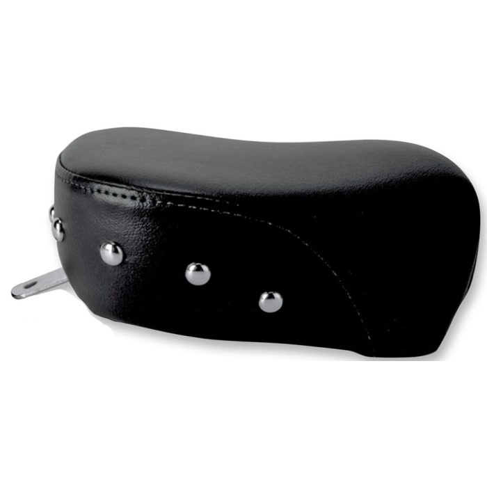 BBP Custom SOLO PILLION PAD HEELS DOWN REAR SADDLEHYDE™|SADDLEGEL™ STUDDED BLACK|NATURAL 08040640 jpg