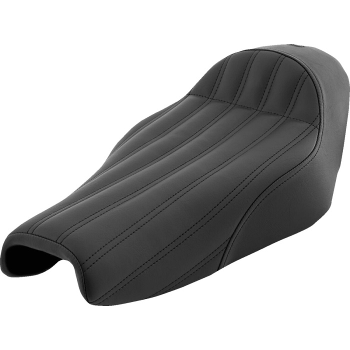 BBP Custom SOLO SEAT KNUCKLE FRONT SADDLEHYDE™|SADDLEGEL™ BLACK 08040646 jpg