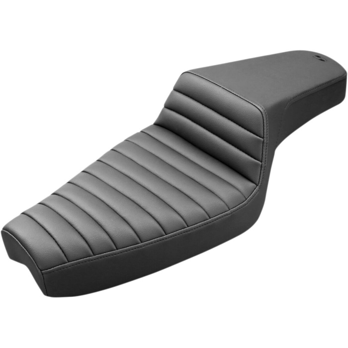 BBP Custom 2-UP SEAT STEP UP FRONT|REAR SADDLEHYDE™|SADDLEGEL™ BLACK 08040649 jpg