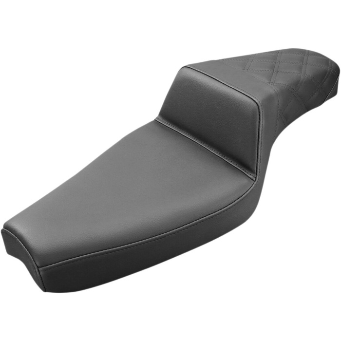 BBP Custom 2-UP SEAT STEP UP FRONT|REAR VINYL|SADDLEGEL™ BLACK 08040683 jpg