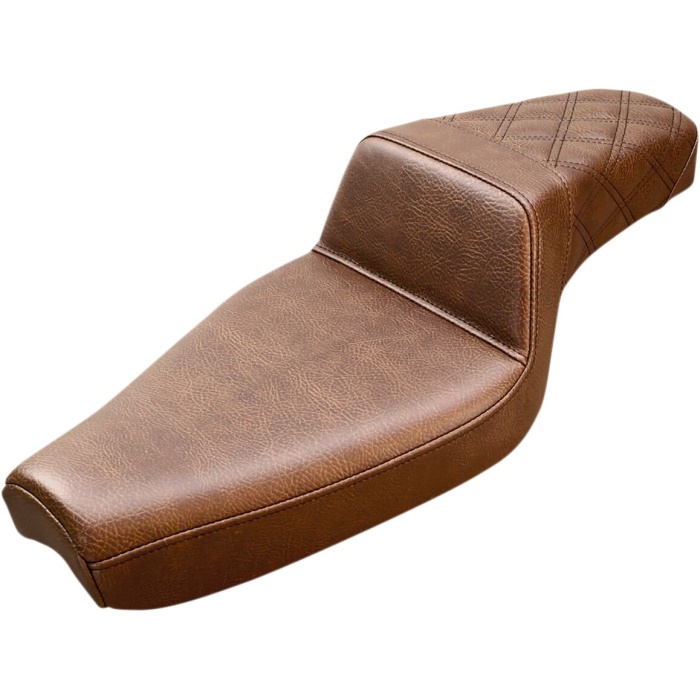 BBP Custom 2-UP SEAT STEP UP FRONT|REAR SADDLEHYDE™ BROWN 08040689 jpg