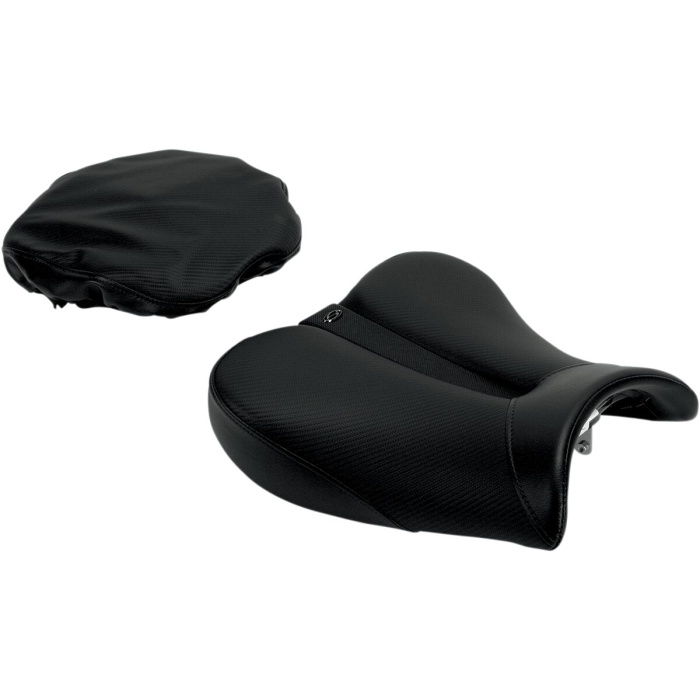 BBP Custom SOLO SEAT GEL-CHANNEL - TRACK FRONT SADDLEHYDE™|SADDLEGEL™ BLACK 08100819 jpg