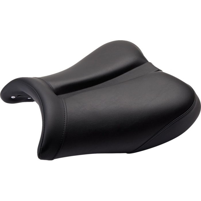 BBP Custom SOLO SEAT GEL-CHANNEL - SPORT FRONT SADDLESUEDE BLACK|BLACK 08100823 jpg