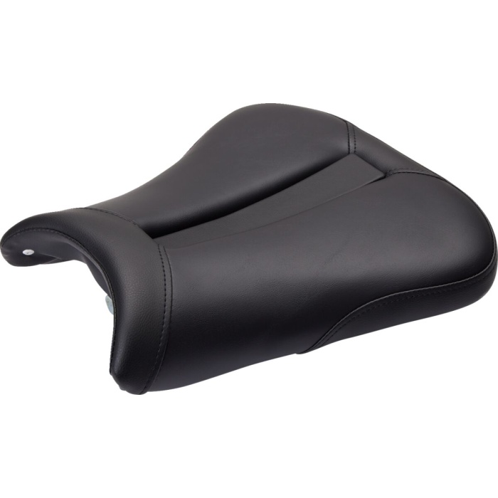 BBP Custom SOLO SEAT GEL-CHANNEL - SPORT FRONT SADDLESUEDE BLACK|BLACK 08100835 jpg