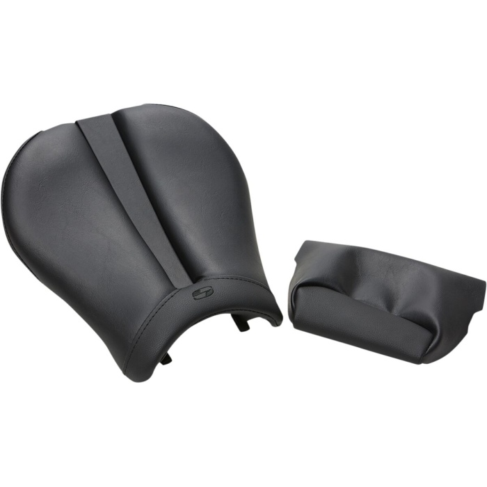 BBP Custom SOLO SEAT GEL-CHANNEL - SPORT FRONT SADDLESUEDE PLAIN BLACK|BLACK 08101001 jpg