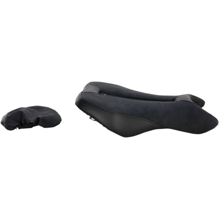 BBP Custom SOLO SEAT GEL-CHANNEL - SPORT FRONT SADDLESUEDE BLACK|BLACK 08101513 jpg