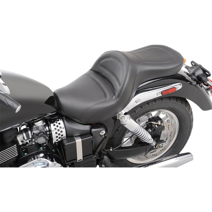 BBP Custom 2-UP SEAT EXPLORER™ FRONT|REAR SADDLEGEL™ BLACK 08101515 jpg